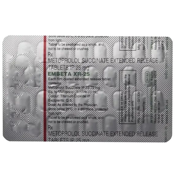 embeta xr 25mg tablet 30's